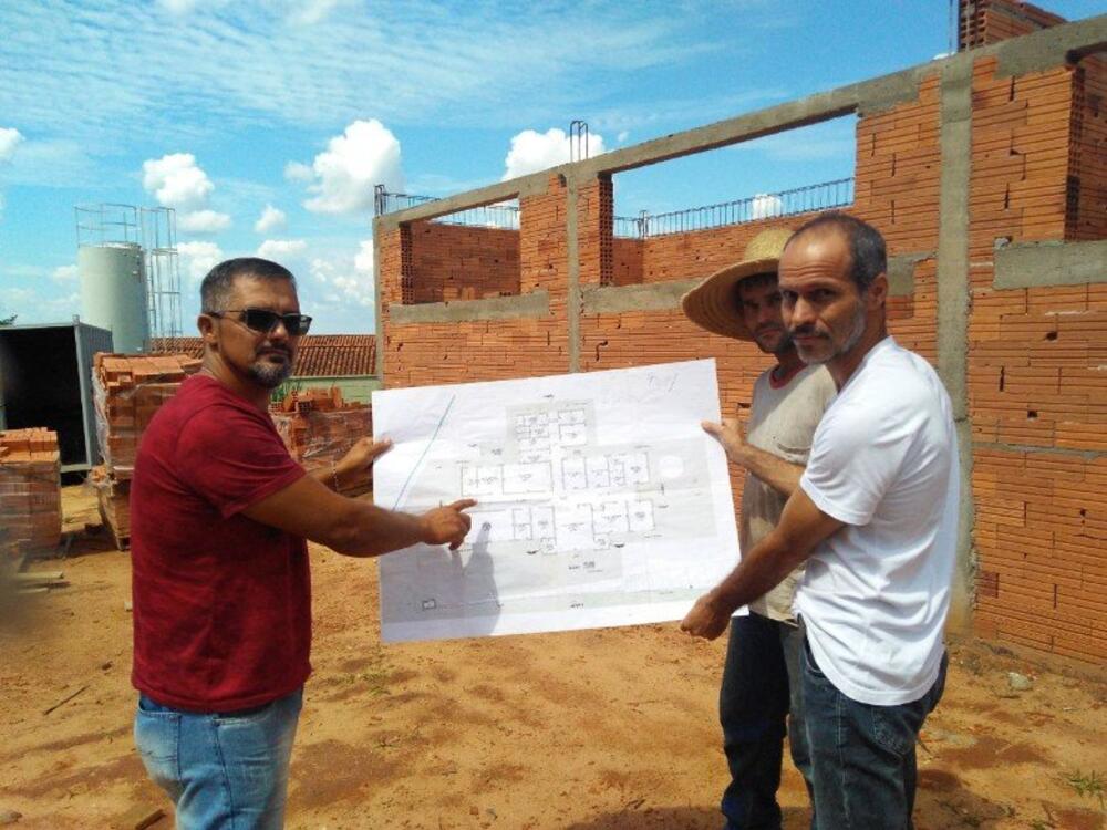 DU SOROCABA E ROBINHO VISITAM OBRAS DE UNIDADES BÁSICAS DE SAÚDE