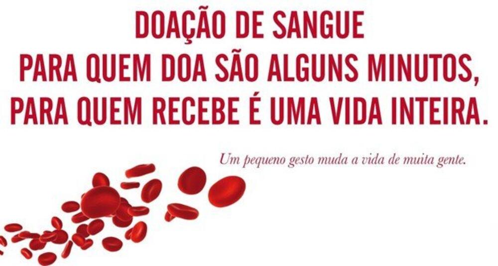 CAMPANHA PARA DOAÇÃO DE SANGUE EM SÃO PEDRO